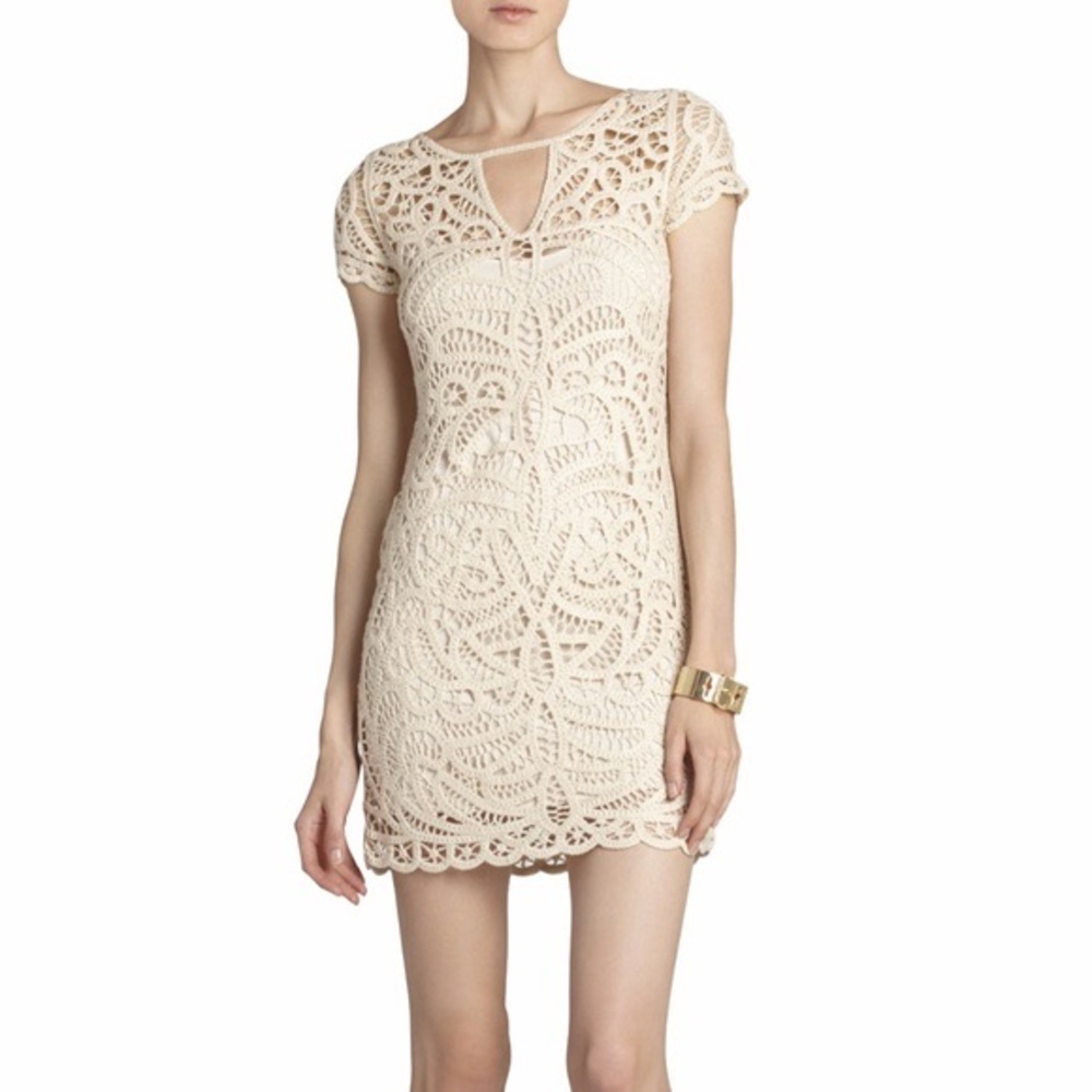 BCBG Max Azria Lalinda Crochet Dress